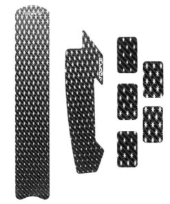 Toopre 7 Piece Bicycle Protection Decals - Stick On - Stars