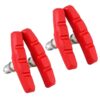 Toopre Bicycle V-Brake Pad Set - Twin Pack - Red