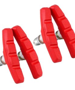 Toopre Bicycle V-Brake Pad Set - Twin Pack - Red