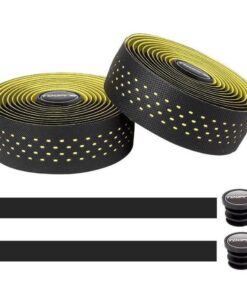 Toopre - Elite Non-Slip Punched Bicycle Handlebar Tape - Yellow, Black