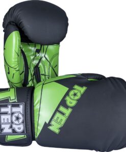 Top Ten Boxing Gloves - Splitter Green - 12 oz