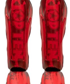 Top Ten - Shin Insteps Power Ink - Red - M