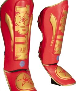 Top Ten Shin Insteps Star Light WAKO Approved Red - M