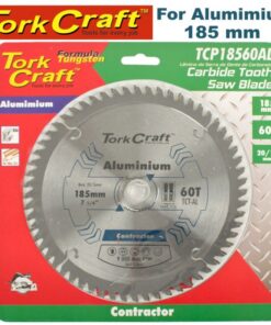 TORK CRAFT Aluminium Contractors Blade - 185 x 60T 20/16