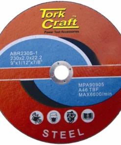 Tork Craft Cutting Disc For Steel 230 X 2.0 X 22.22mm
