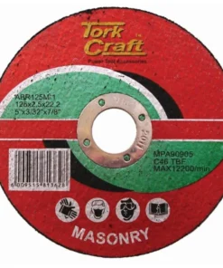Tork Craft Cutting Disc Masonry 125 X 2.5 X 22.2mm