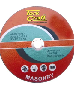 Tork Craft Cutting Disc Masonry 230 X 2.0 X 22.22mm