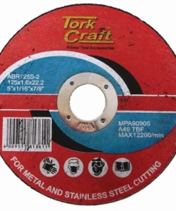 Tork Craft Cutting Disc Steel 125 X 1.6 X 22.2mm
