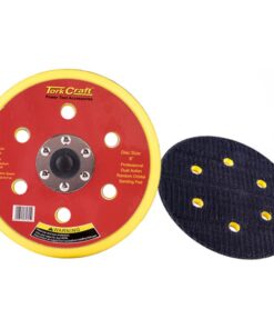 TORK CRAFT DA Sander Pad 6 Holes 5/16" IN 24UNF 150 MM 6" IN Velcro