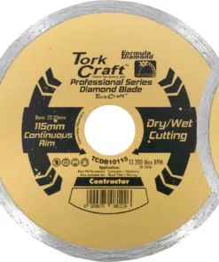 Tork Craft Diamond Blade 115Mm Professional Sintered and continuous 3Pk