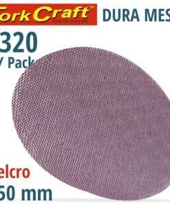 TORK CRAFT Dura Mesh 150mm Velcro ABR. Discs - 150Grit
