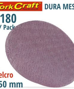 TORK CRAFT Dura Mesh 150mm Velcro ABR. Discs - 180Grit