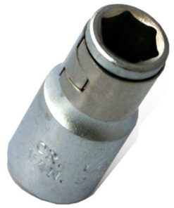 TORK CRAFT Socket Adaptor Coupler 1/4" IN F SQ x 1/4" IN F Hex