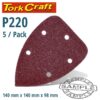 TORK CRAFT Triangle Sandpaper 140 x 140 x 80 MM G220