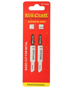 TORK CRAFT T-Shank Jigsaw Blades for Metal 2 PCS (75 MM 21 TPI)