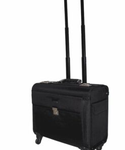 Tosca 18 Inch Executive Pilot Case On 4 Wheels - Black