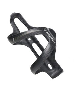 TOSEEK Right Side Entry Carbon Fiber Bottle Cage Matte Black & Grey
