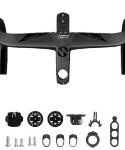 TOSEEK TR5500 Carbon Fully Integrated Road Bar - 400mm Wide - 90mm Stem