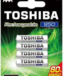 Toshiba Rechargeable 950mAh AAA - 4 Pack