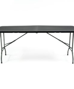 Totai - Foldable Plastic Table with Carry Handles - Black