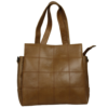 TOTAL LEATHER - Buffalo Leather Ladies Handbag - Shoulder Bag - Tan - LHBBLTF001