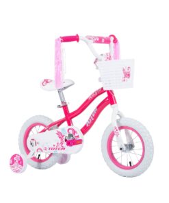 Totem Princess 12' Bike Pump Up Tyre with Training Wheels - Girls Bicycle