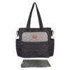 Totes Babe Caricia Diaper Tote Bag - 22L - Black/Grey