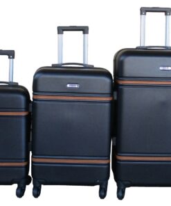 TOUGH 3-Piece Trolley Case Set-Lightweight, Durable,TSA Lock,Spinner Wheels
