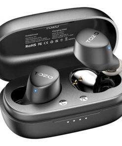 TOZO Agile Dots Ultra Lightweight True Wireless In-Ear Earbuds - Black