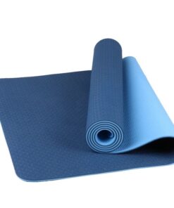 TPE Yoga Mat Anti-Skid Sports Fitness Mat - Blue
