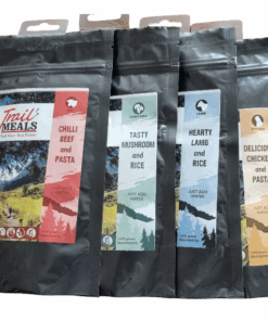 TrailMeals Combo One: Mushroom, Lamb, Chicken, Beef