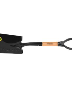 Tramontina 45cm Square Steel Shovel with Wooden Handle and Ergonomic Handle