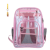 Transparent Heavy Duty PVC Backpack - Pink
