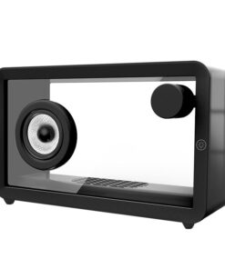 Transparent Portable Minimalist Wireless Bluetooth Speaker with RGB Light