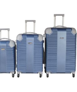 Travel 28-Inch Luggage Suitcase Bag Set - Stylish - 3-Piece - Light Blue