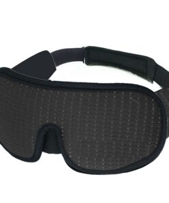 Travel 3D Blocking Light Soft Padded Bandage Sleeping Eye Mask-Black