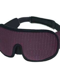 Travel 3D Blocking Light Soft Padded Bandage Sleeping Eye Mask-Purple
