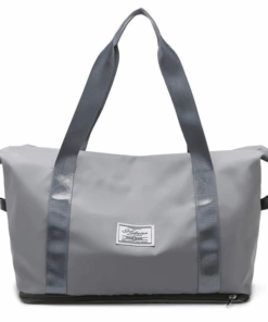 Travel Duffel Sports Gym Bag - Grey