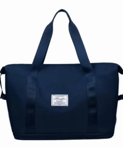 Travel Duffel Sports Gym Bag - Navy Blue