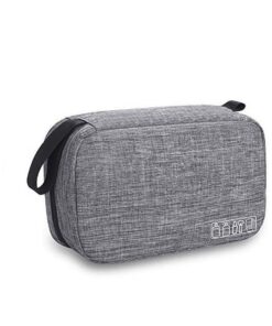 Travel Hanging Toiletry Bag - Grey