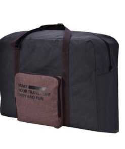 Travel Lightweight Waterproof Tote Bag - Black