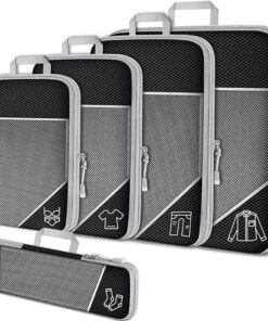 Travel Luggage Organizer Storage Bags For Suitcases - 5-Piece