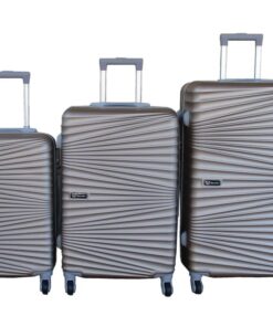 Travel Luggage Suitcase Bag Set-Stylish And Convenient 3-Piece - Gold