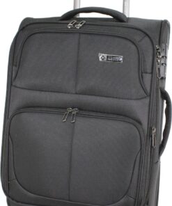 Travel Mate 50cm NYLON Light Weight Two-Wheel Cabin Trolley L-262 C - Black