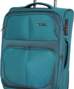 Travel Mate 50cm NYLON Light Weight Two-Wheel Cabin Trolley L-262 C - Teal