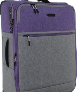 Travel Mate 6 1cm Light Weight EIGHT-Wheel XBag Trolley Case L-264 B - Grey