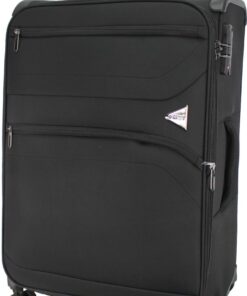 Travel Mate Â® 60cm Light Weight Eight-Wheel Medium Trolley L-263B - Black
