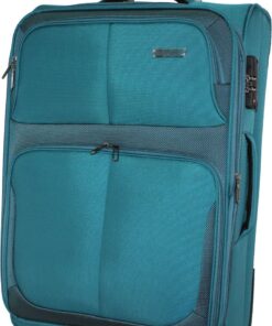 Travel Mate - 60cm NYLON Light Weight Two-Wheel Medium Trolley L-262 B - Teal