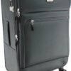 Travel Mate 61cm Light Weight EIGHT-Wheel XBag Trolley Case L-266 B - Black