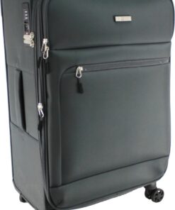 Travel Mate 61cm Light Weight EIGHT-Wheel XBag Trolley Case L-266 B - Black